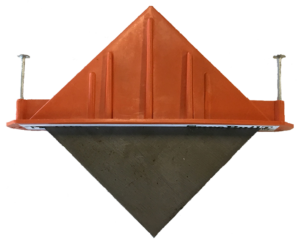 The diamond-shape Taper Dowel provides concrete joint stability, reliable load transfer and smooth slab-to-slab transition, without restraining floor movement (CCS)