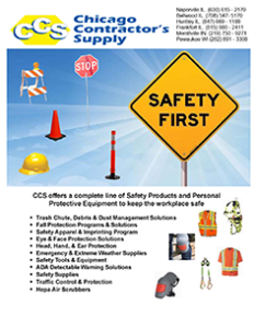 Safety and PPE products for Chicagoland concrete construction crews